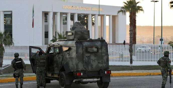 Blinda Ej Rcito El Congreso De Tamaulipas Por Toma De Protesta De