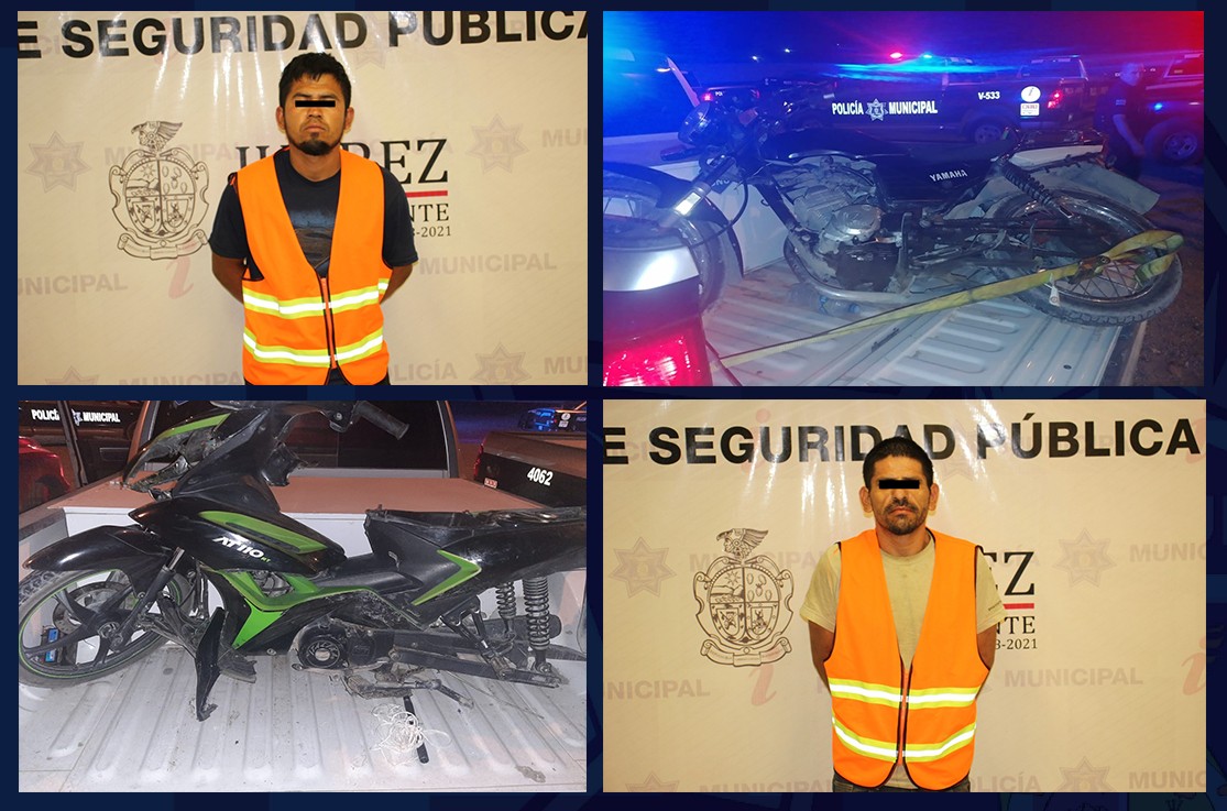 Detienen A Dos Sujetos En Poder De Dos Motocicletas Con Reporte De Robo ...