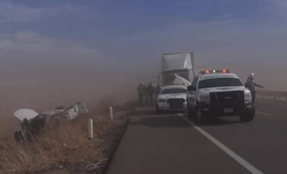 Carambolazo en la carretera a Casas Grandes; 10 heridos | Omnia