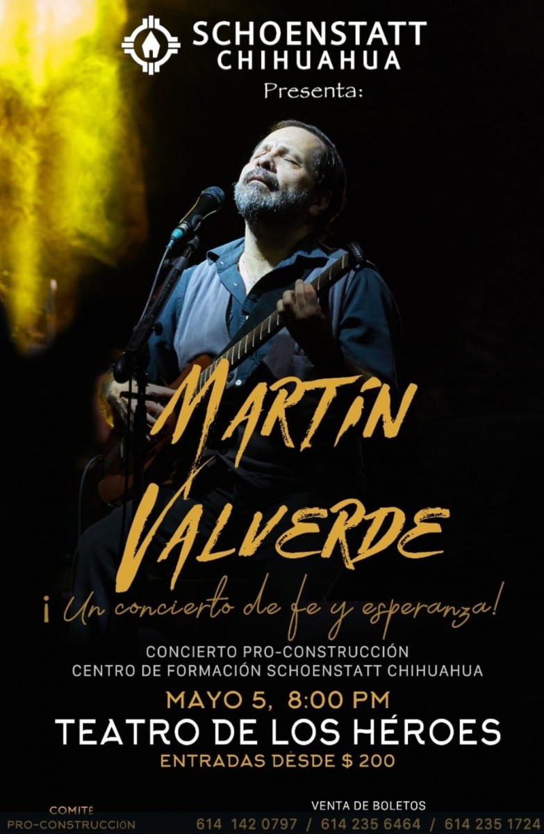 Invitan al concierto “Un concierto de Fe y Esperanza” de Martín Valverde |  Omnia