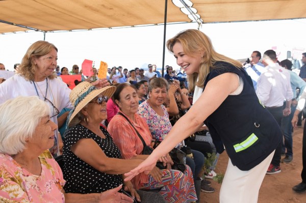 Supervisa Maru Campos arranque de obras de instalación de línea de drenaje al sur de la capital