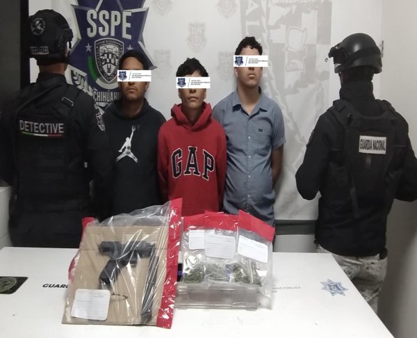 Deja operativo en Ciudad Juárez nueve detenidos vinculados a delitos graves