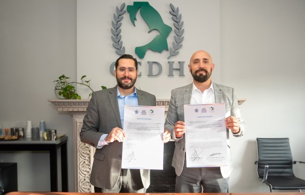 Firma Municipio convenio con la Comisión Estatal de los Derechos Humanos