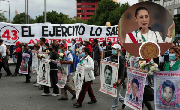 Tras una época de choques con AMLO, Sheinbaum y padres de Ayotzinapa acuerdan “no polarizar”