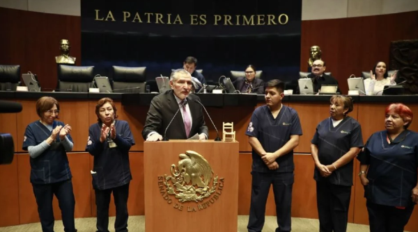 “Se acabó el outsourcing en el Senado”: anuncia Adán Augusto contratación de empleados de mantenimiento