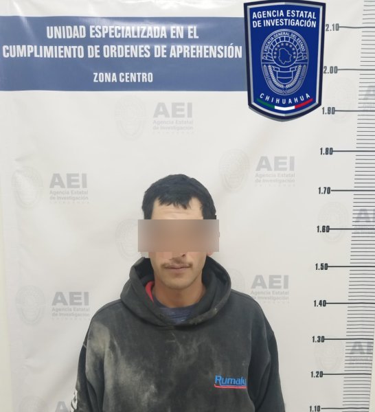 Lo detiene AEI por ejercer violencia familiar en Chihuahua