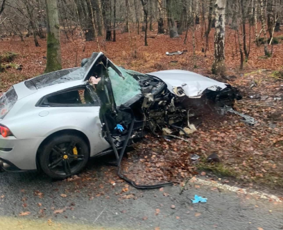 Michail Antonio, delantero del West Ham, sufrió un accidente automovilístico en su Ferrari