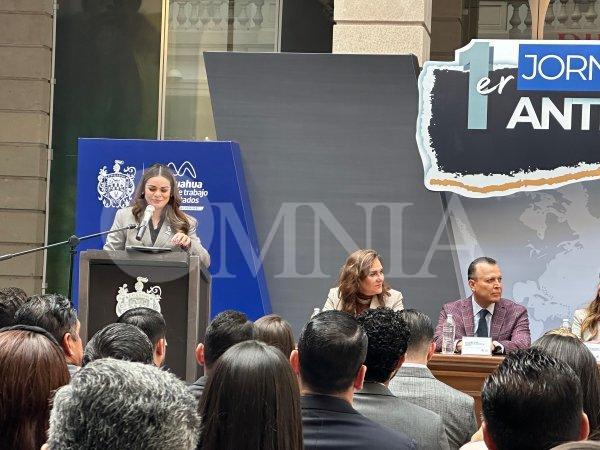 Encabeza Carmen Hidalgo la inauguración de la 1er Jornada Anticorrupción