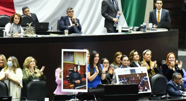 PAN rinde homenaje en diputados a ministra Norma Piña 