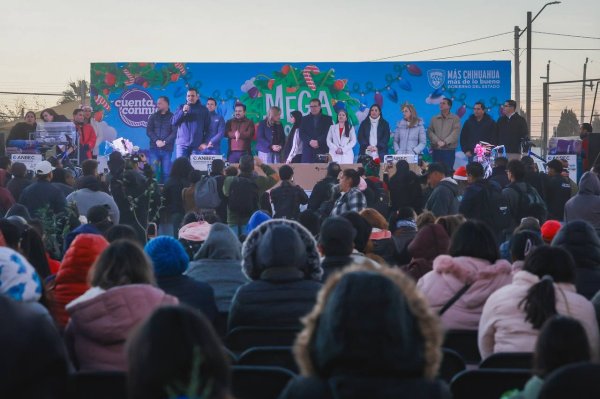 Celebra Municipio y Estado a familias del norte con megaposada