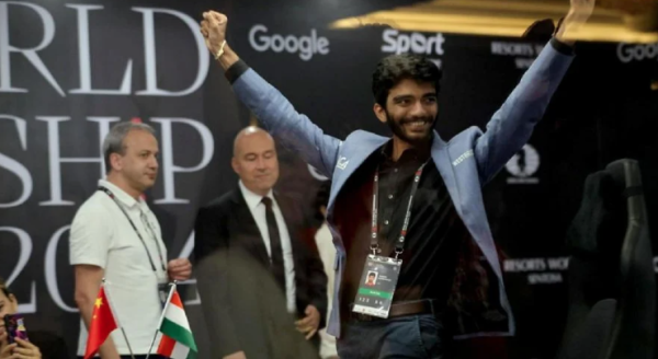 Dommaraju Gukesh, de 18 años de edad, se convierte en el campeón mundial de ajedrez más joven de la historia