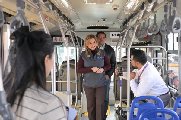 Pone Estado en marcha sistema completo del JuárezBus con la operación de sus tres líneas