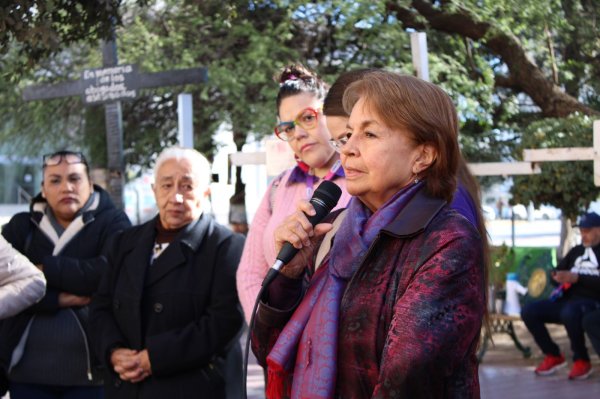 Conmemoran colectivos 14 años del homicidio de Marisela Escobedo,