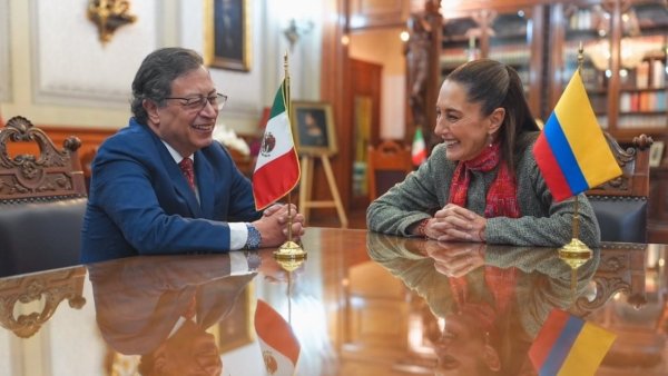 Petro y Sheinbaum se reúnen en México para reforzar la 