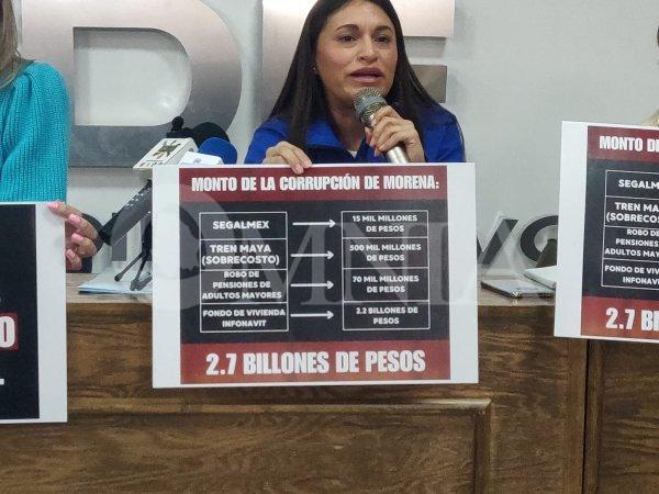 Suma corrupción de la 4T 2.7 billones de pesos y van por los 5 billones de las Afores: Rocío González