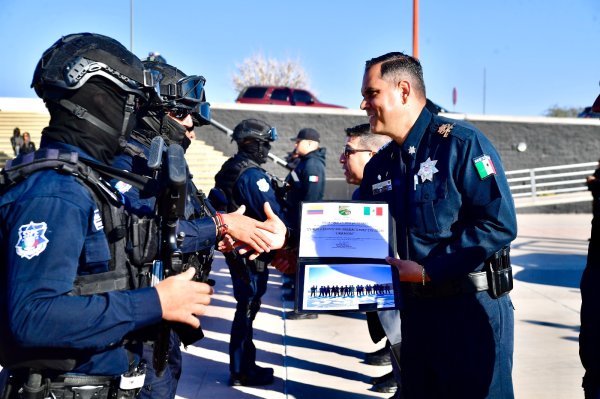 Encabeza secretario de Seguridad Pública ceremonia de fin de curso para Fuerzas Especiales