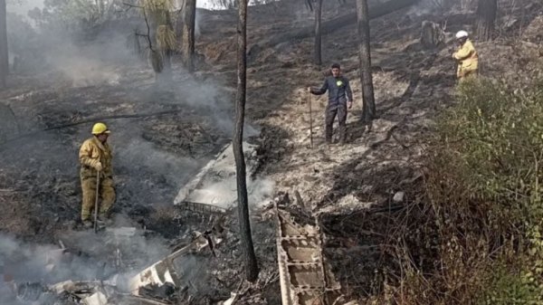 Se desploma una aeronave en el municipio de Quitupan, Jalisco; se reportan al menos siete muertos