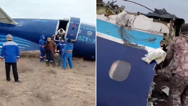 Hay sobrevivientes en el avión de pasajeros accidentado en Kazajistán