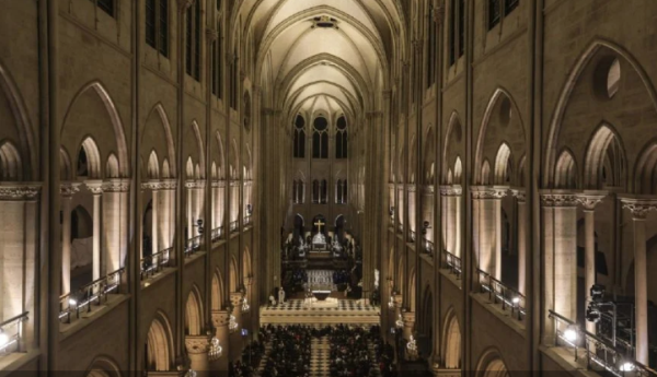 Notre Dame celebra su primera misa de gallo esta Navidad a cinco años del incendio en París