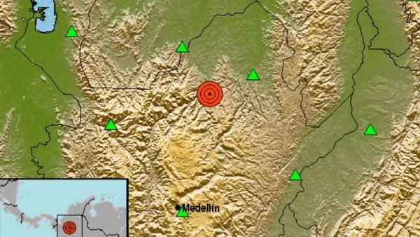 Un fuerte sismo se produce en Colombia (video)