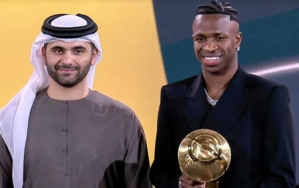 Vinícius y Aitana Bonmatí son reconocidos como los mejores futbolistas del mundo en 2024 en los Globe Soccer Awards