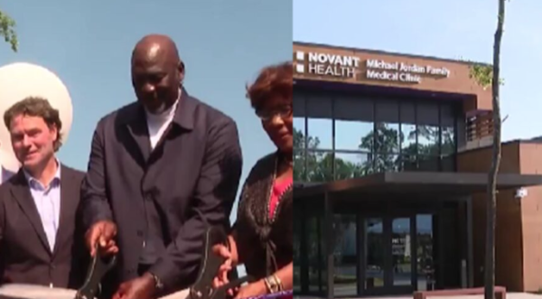 Michael Jordan celebra la inauguración de nueva clínica de salud en Carolina del Norte