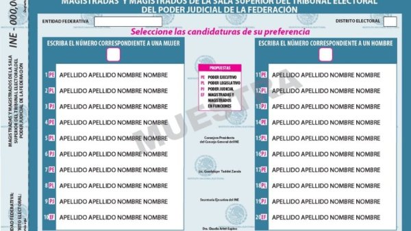 INE avala el diseño de parte de las boletas para la elección judicial; consejeros advierten votación “desastrosa