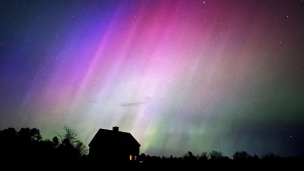 Algunas partes de Estados Unidos podrían recibir el 2025 con el avistamiento de auroras boreales