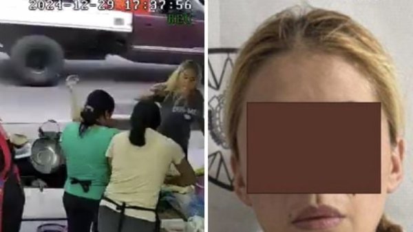 Mujer lanza cazo de aceite hirviendo a empleada de un local de antojitos