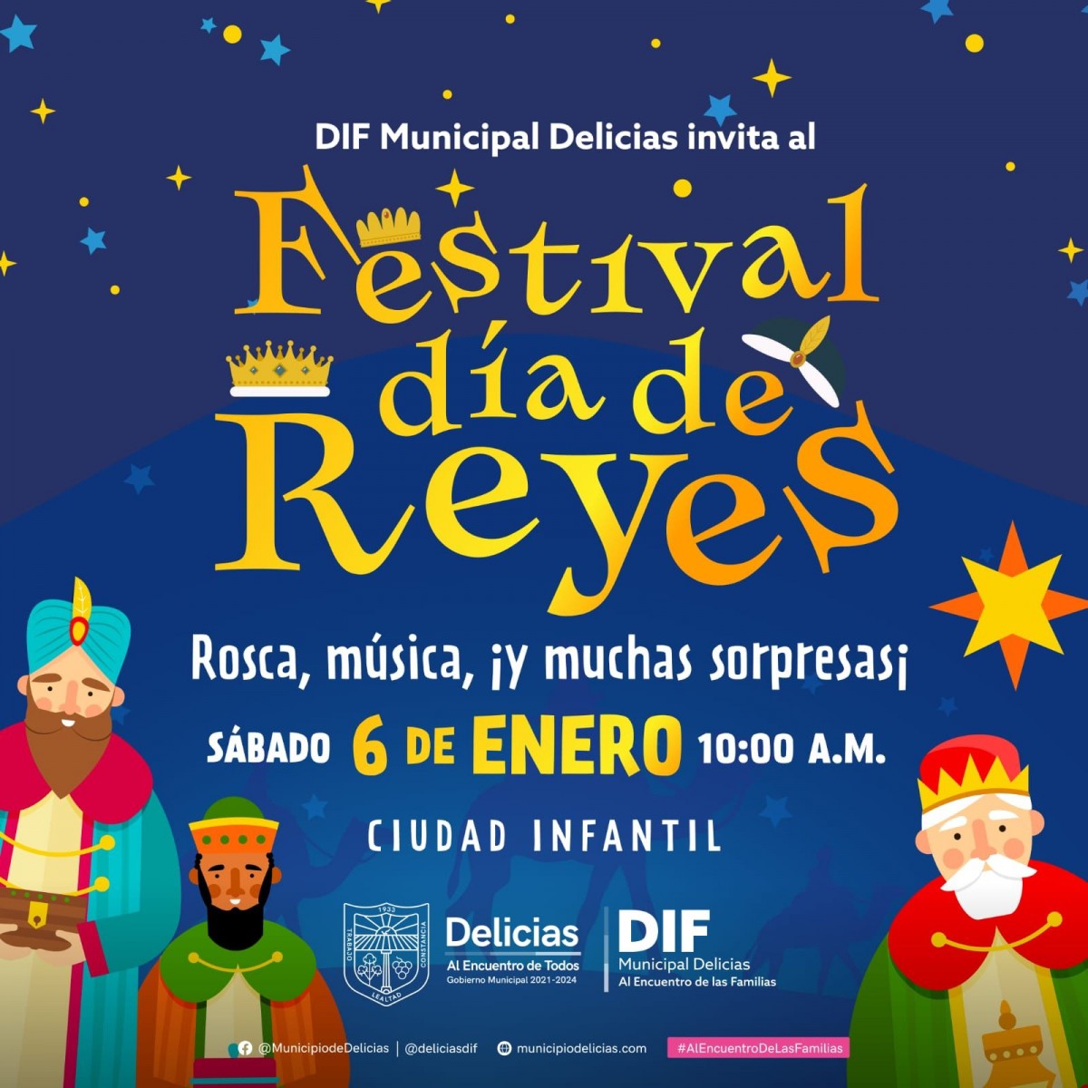 Dif Delicias Invita A Celebrar El Día De Reyes Omnia 4398