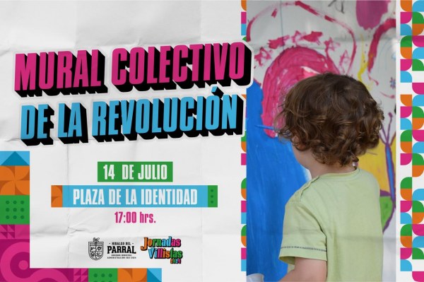 Participa en el Mural Colectivo de la Revolución en las Jornadas Villistas