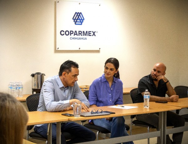 Dialogan empresarios de Coparmex Chihuahua con senadora electa Andrea Chávez