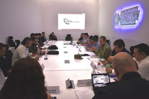 Reafirma SSPE colaboración con la Mesa de Seguridad FICOSEC Delicias