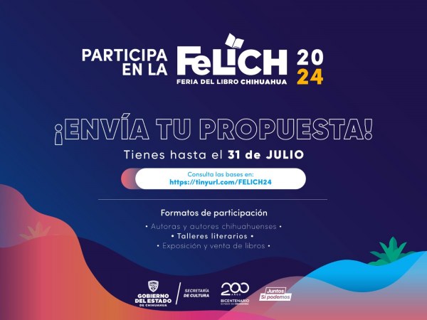 Invita Secretaría de Cultura a participar en la Feria del Libro de Chihuahua 2024