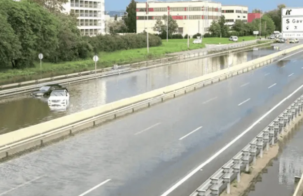 Fuertes lluvias en España arrasan Cataluña causando inundaciones