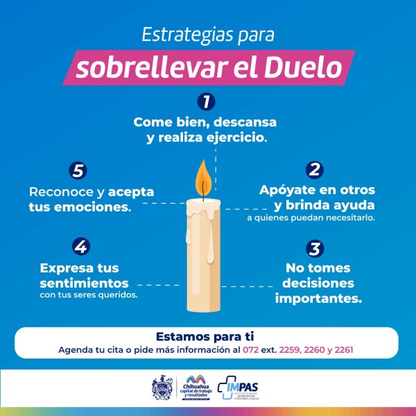 Comparte IMPAS estrategias para sobrellevar la pérdida de un ser querido