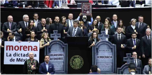 Diputados del PAN convocan a manifestase este martes contra la “supremacía dictatorial” de la 4T