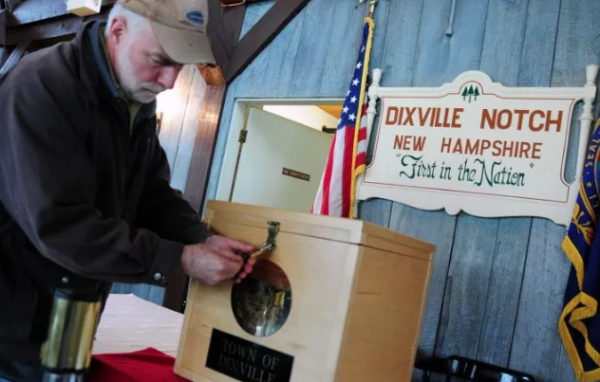 Trump y Harris empatan en Dixville Notch, el primer pueblo en votar en EU