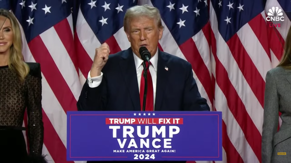 Trump se proclama ganador virtual de los comicios presidenciales del 2024