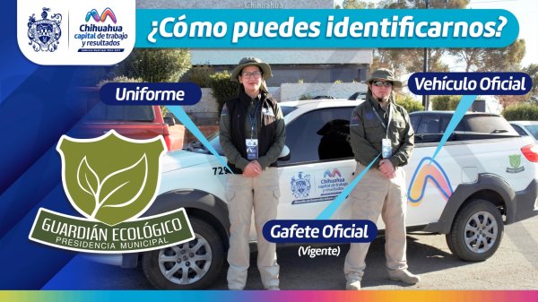 Evita extorsiones, identifica a los Inspectores de Obras y Guardianes Ecológicos del Municipio