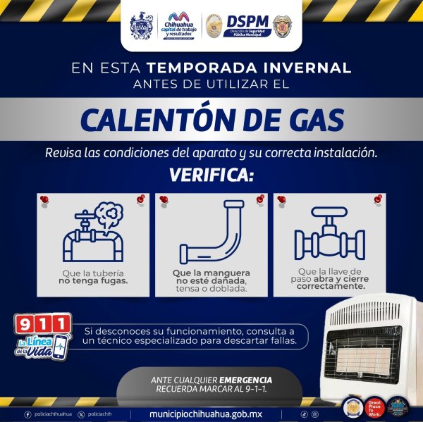 Piden Bomberos revisar uniones en instalaciones de gas para prevenir fugas