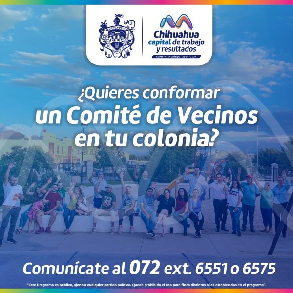 Invita Municipio a conformar un comité de vecinos en tu colonia