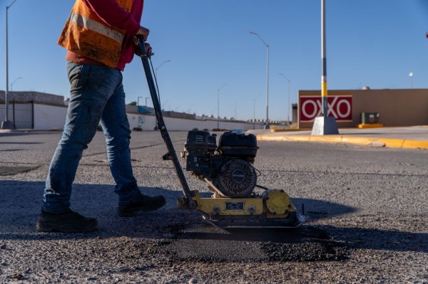 Atendió Gobierno Municipal 717 baches esta semana