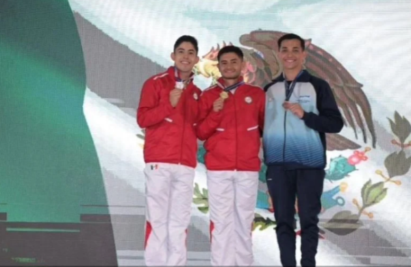 Los mexicanos Iván Veloz y Mario Nava conquistan oro y plata en Campeonato Panamericano de gimnasia aeróbica