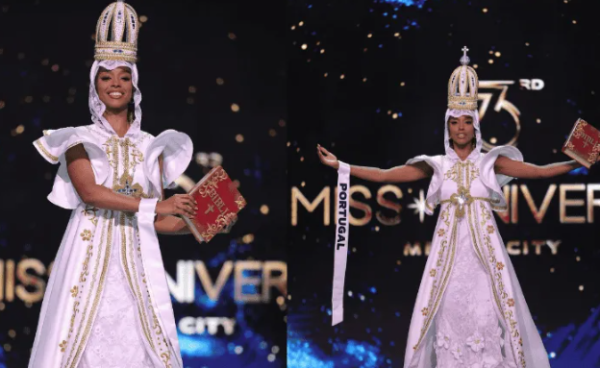 Miss Portugal causa la polémica por su traje de la Virgen de Fátima en Miss Universo