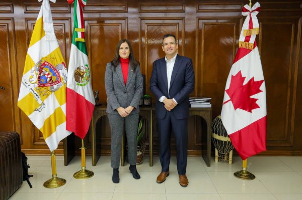 Recibe alcalde Marco Bonilla a nueva cónsul de Canadá en Monterrey