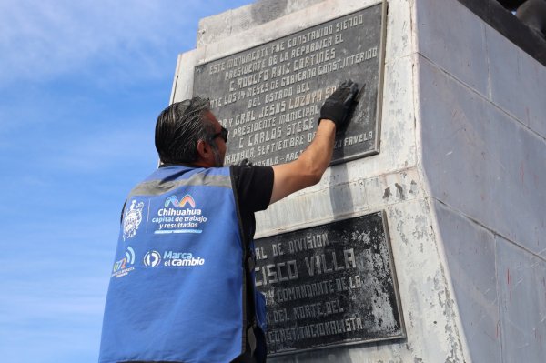 Da Municipio atención a monumentos revolucionarios por el 20 de noviembre