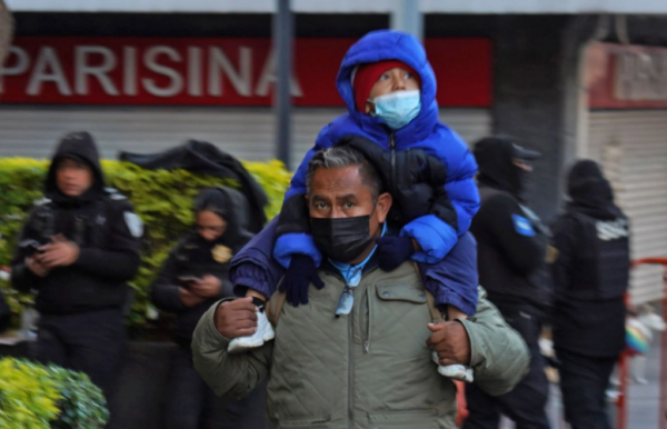 Masa de aire polar reforzará este jueves al frente frío 11; seguirán lluvias y chubascos