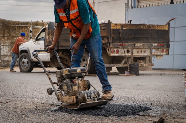 Atendió Gobierno Municipal 617 baches esta semana