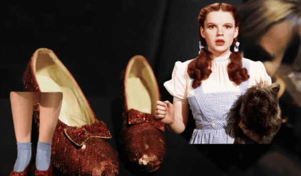 Exhiben zapatillas rubí de Judy Garland en 